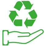 Recycelte Materialien