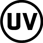 100% UV-A, -B, -C-Schutz
