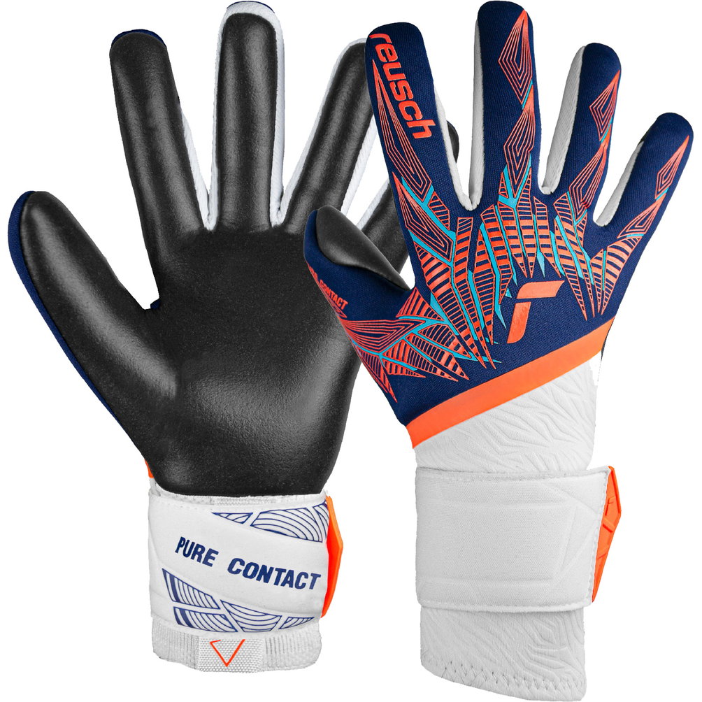 Reusch Pure Contact Guantes Portero – Corte Innennaht, Grip Gold, Para Todas Las Superficies (Unisex Adulto)