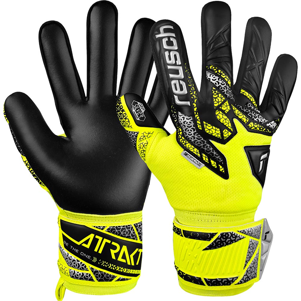 Reusch - Attrakt Silver Torwarthandschuhe safety yellow