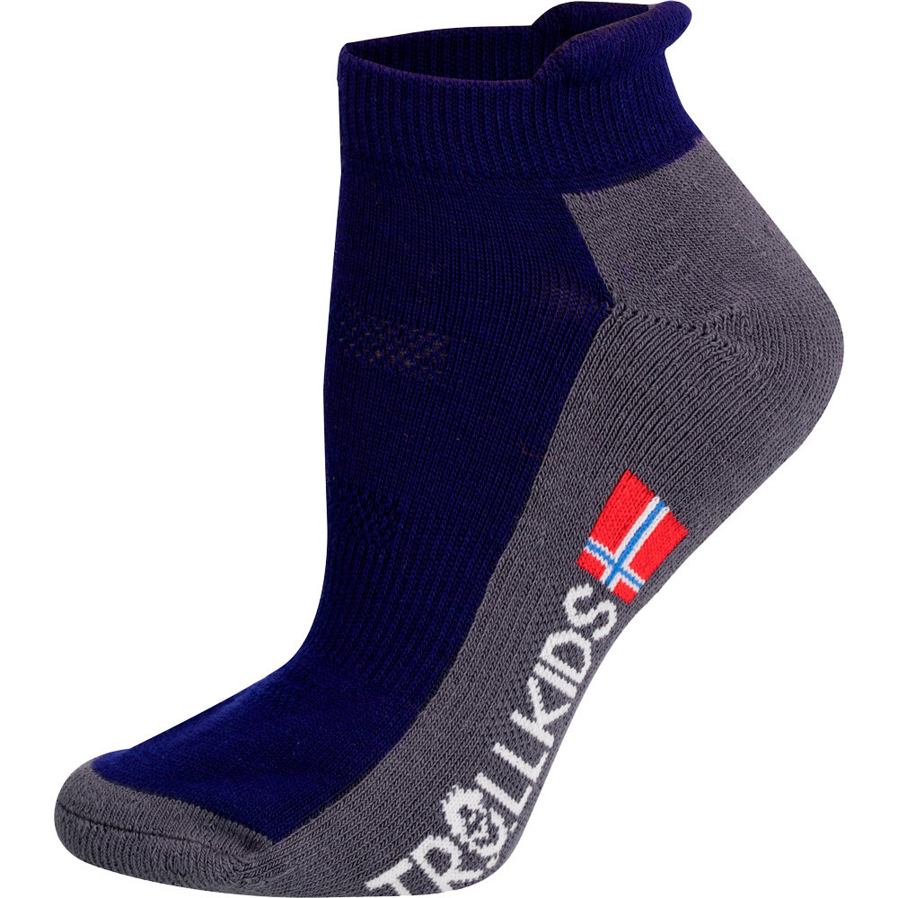 Trollkids - Hiking Low Cut Socken Kinder navy