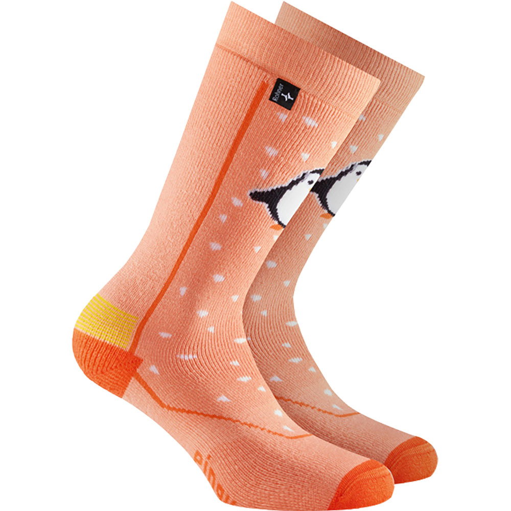 Rohner - Pinguin Skisocken Kinder flamingo