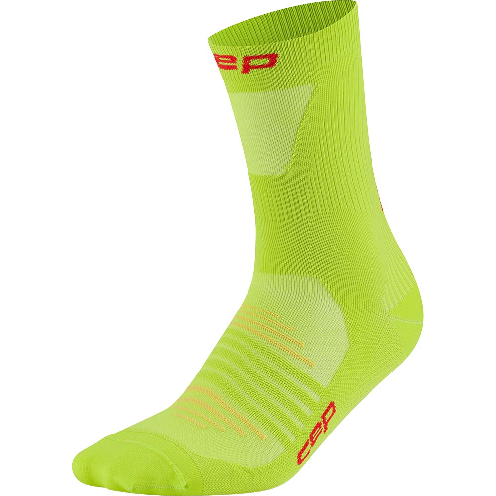CEP - Core Run Ultralight Mid Cut Laufsocken Damen lime
