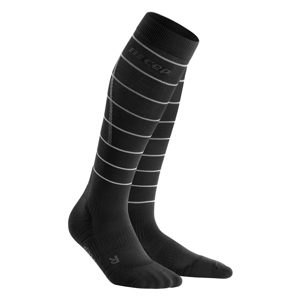 CEP - Reflective Kompressions Socken Damen schwarz