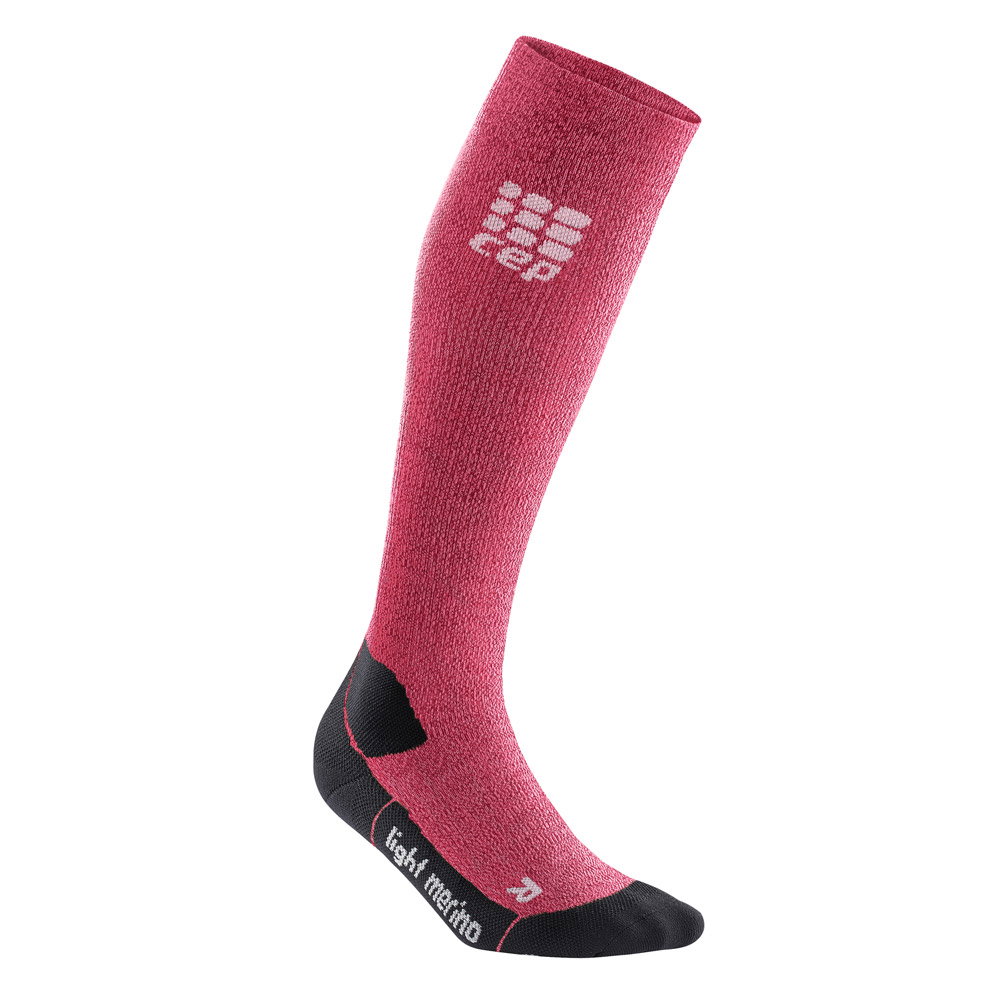 CEP - Outdoor Light Merino Socken Damen wild berry