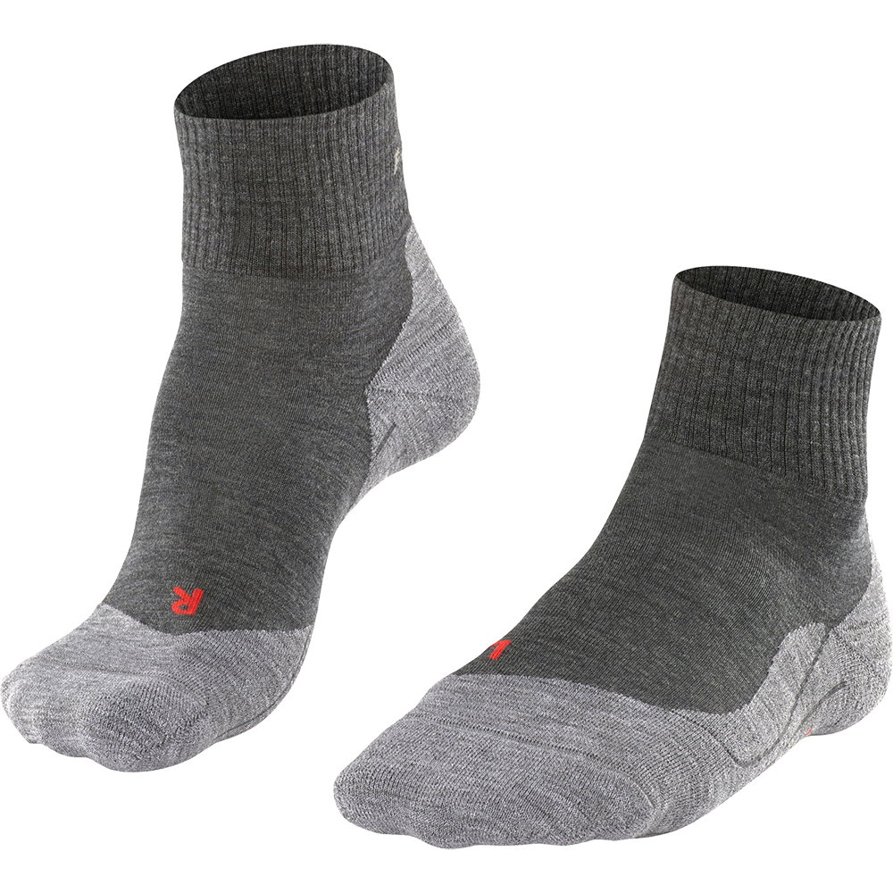 Falke - TK5 Short Wandersocken Herren asphalt melange