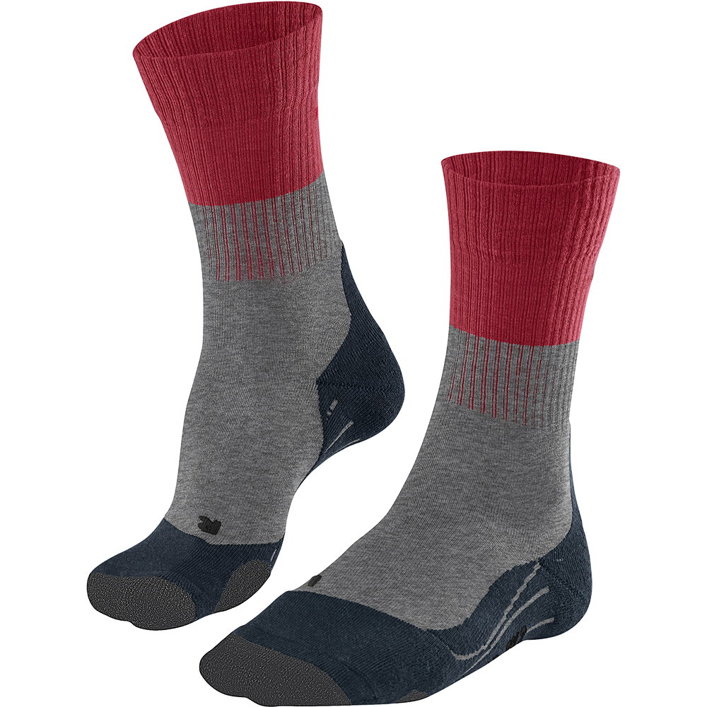 Falke - TK2 Socken Herren lightgrey red
