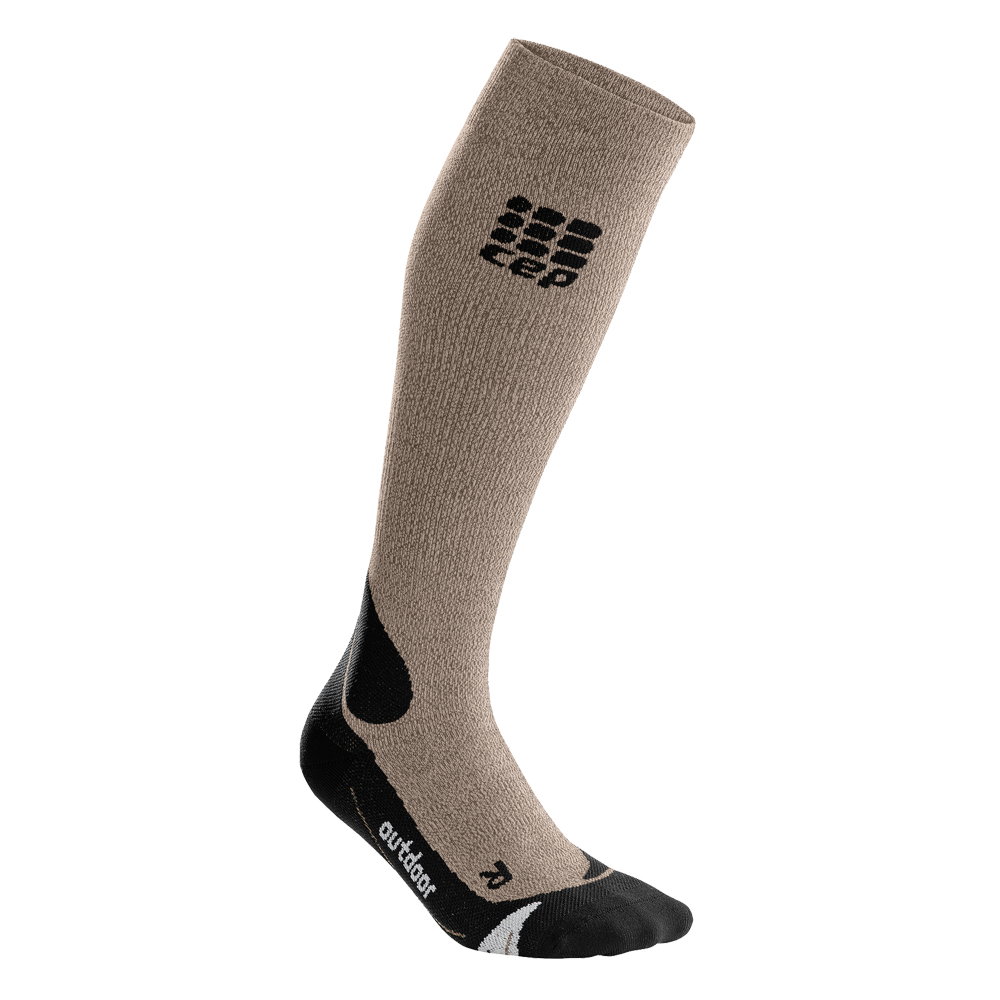 CEP - Outdoor Merino Socks Wandersocken Damen sand dune black