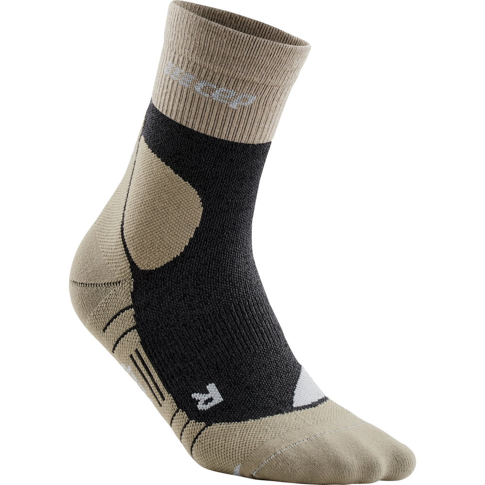 CEP - Hiking Merino Mid-Cut Wandersocken Damen sand