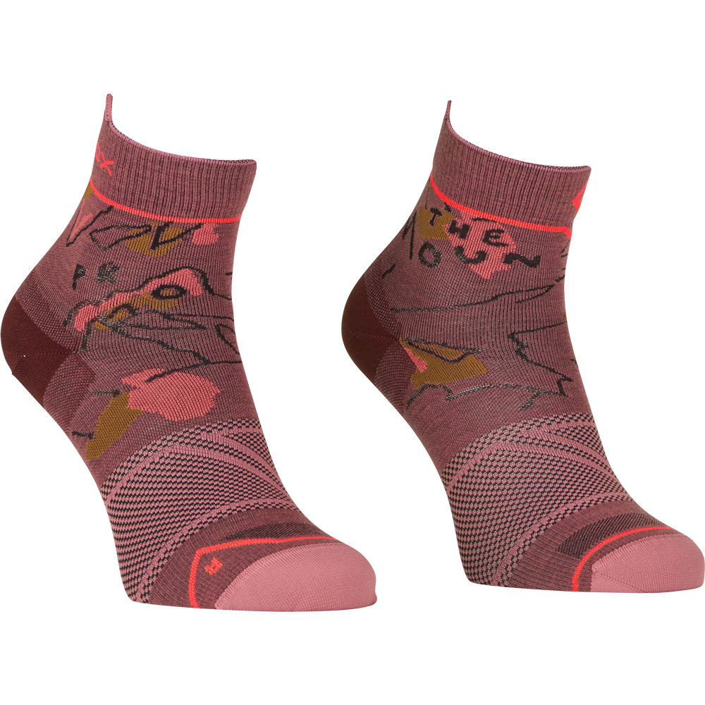 ORTOVOX - Alpine Light Quarter Socken Damen mountain rose