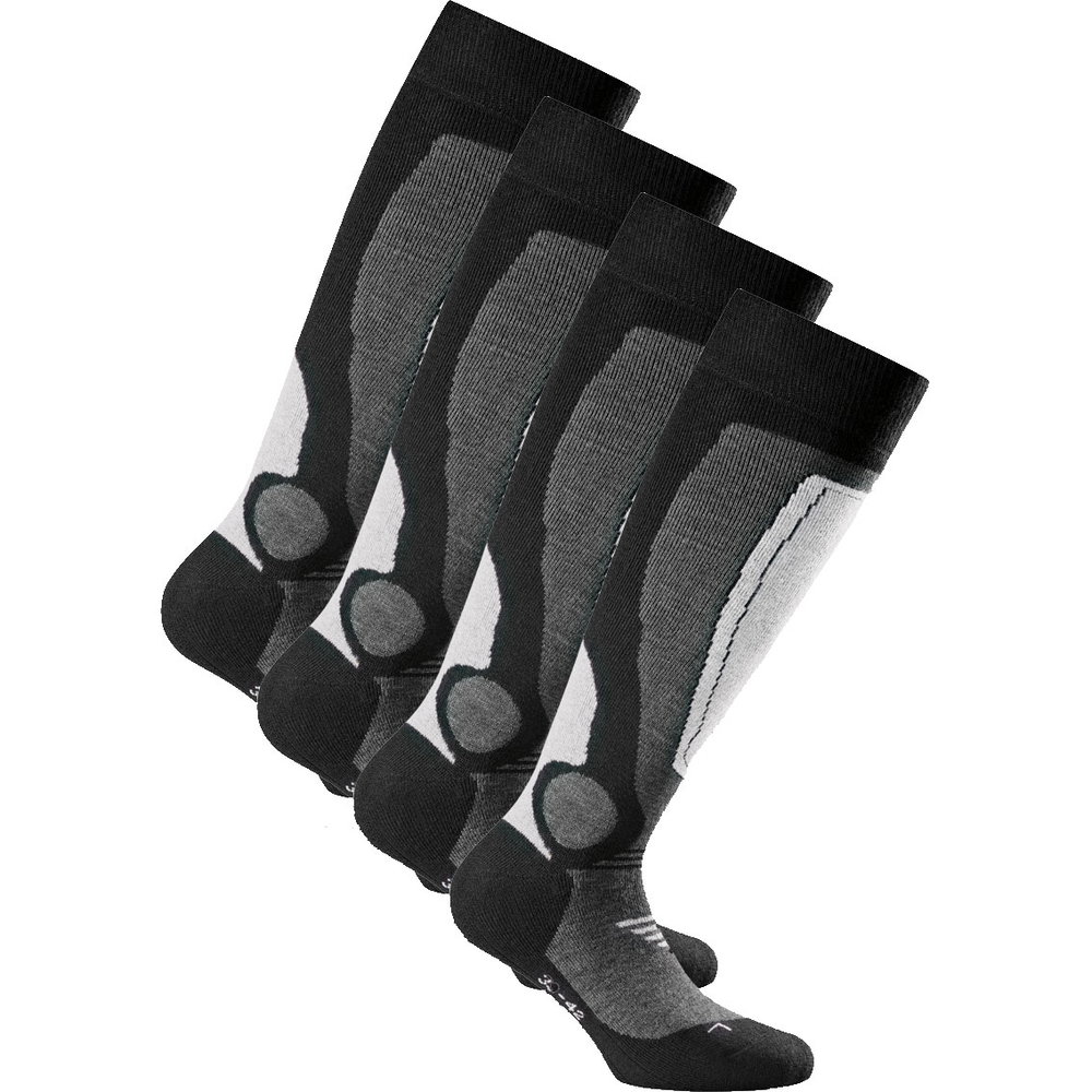 Rohner - 2er Pack Skisocken grau