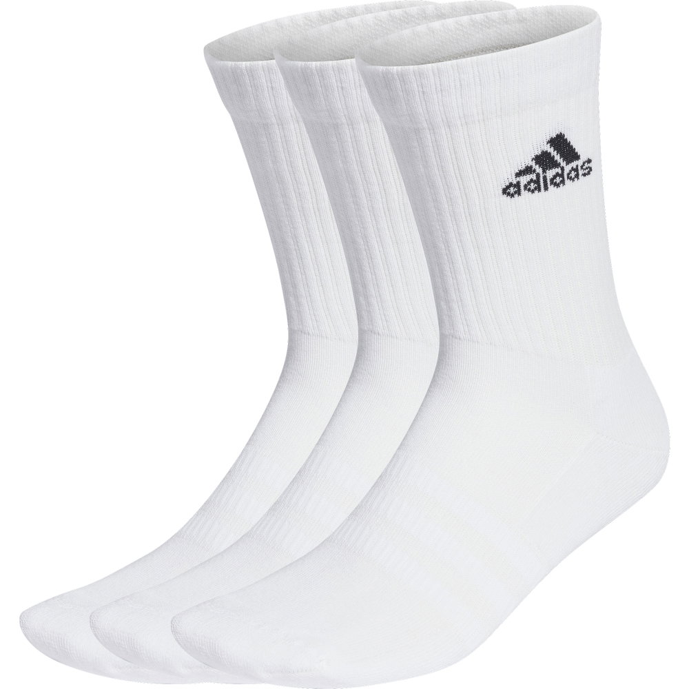 adidas - Cushioned Crew Socken 3 Paar weiß