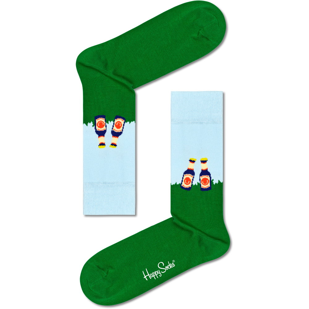 Happy Socks - Picnic Time Socken Herren grün