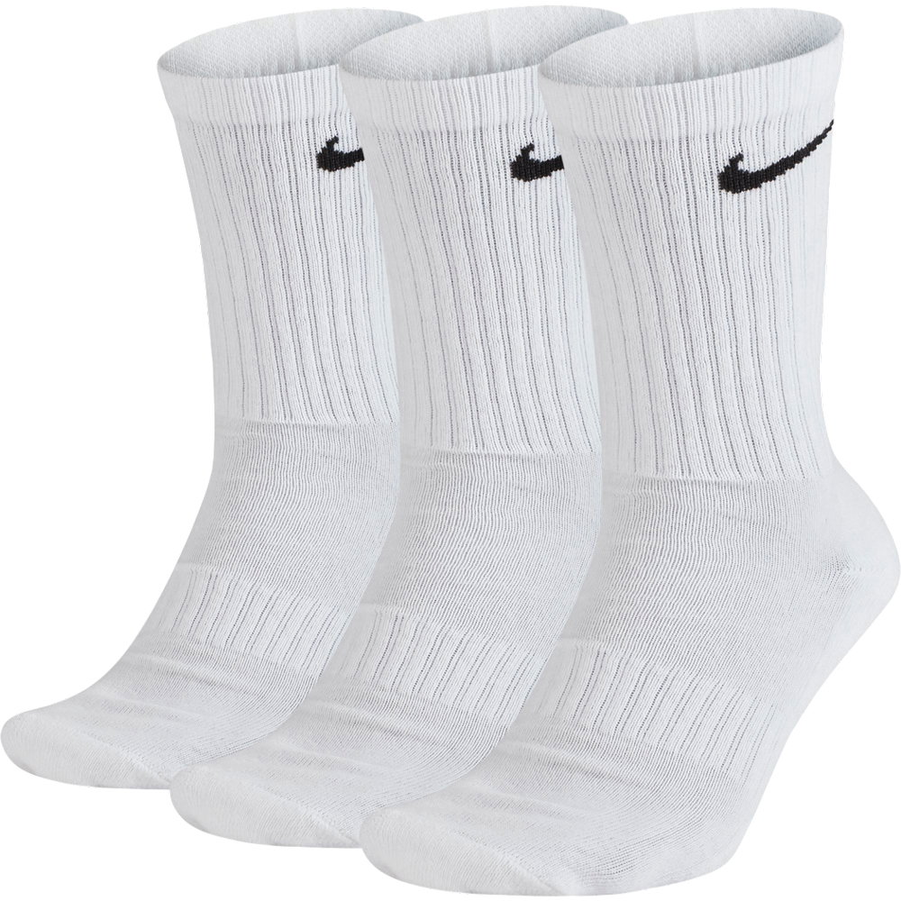 Nike - Everyday Cush Crew 3 Paar Socken weiß