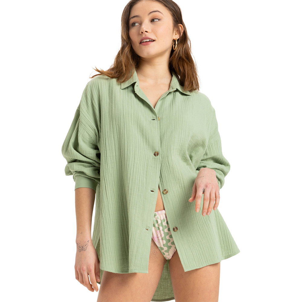 Roxy - Morning Time Hemd Damen basil