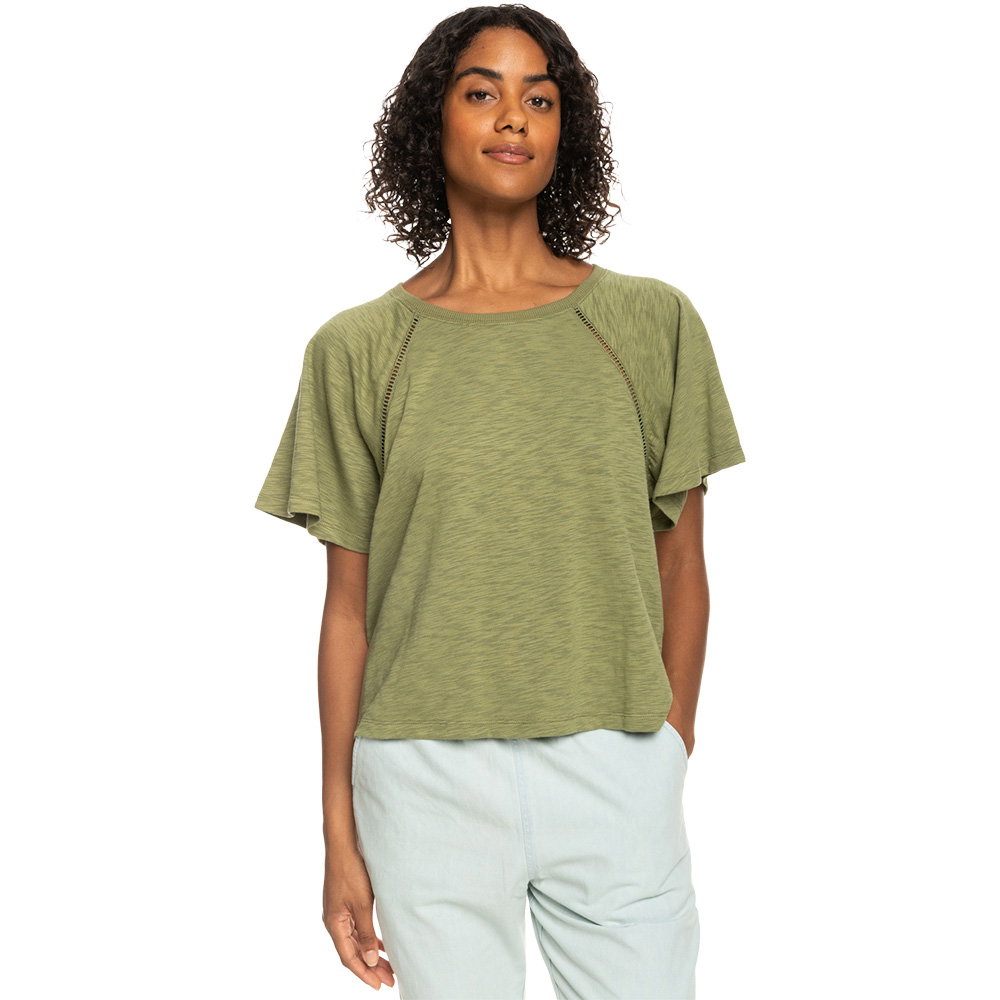 Roxy - Time On My Side Shirt Damen grün