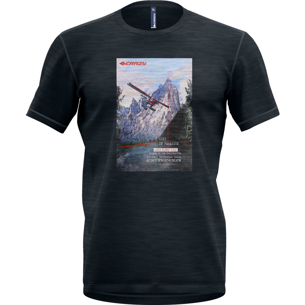 Crazy - Joker T-Shirt Herren lost in paradise