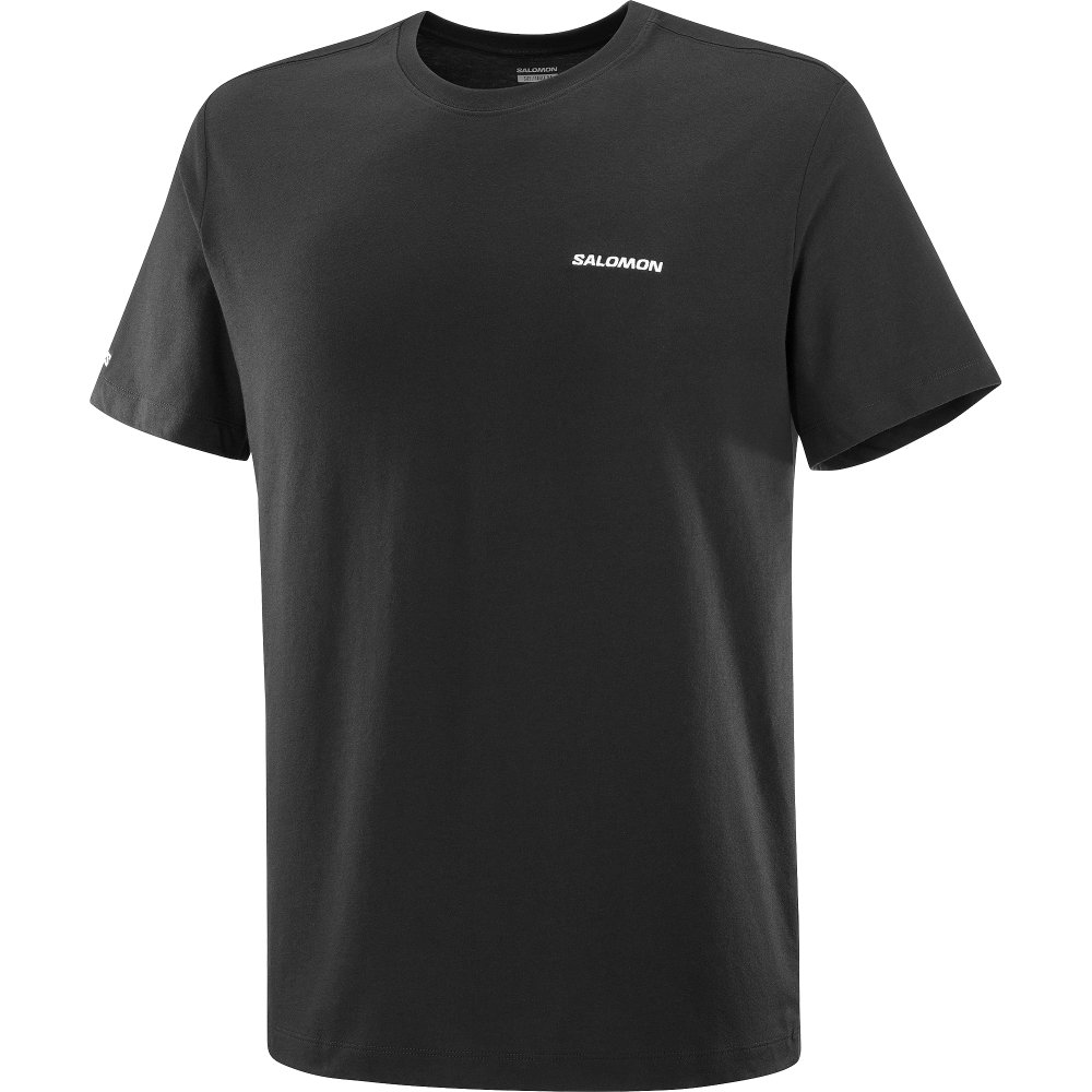 Salomon - Logo Regular T-Shirt Herren schwarz