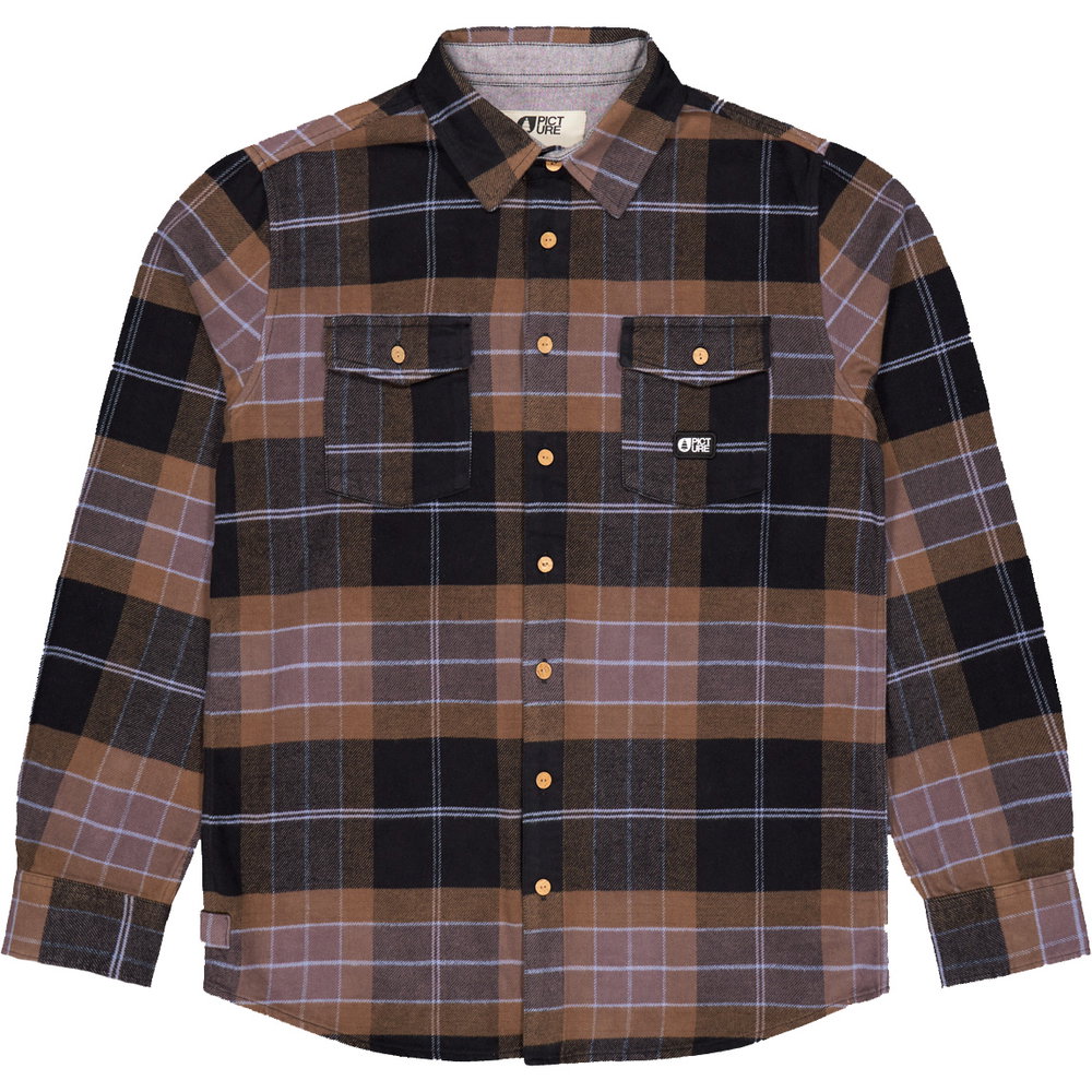 Picture - Hillsboro Flanellhemd Herren shitake