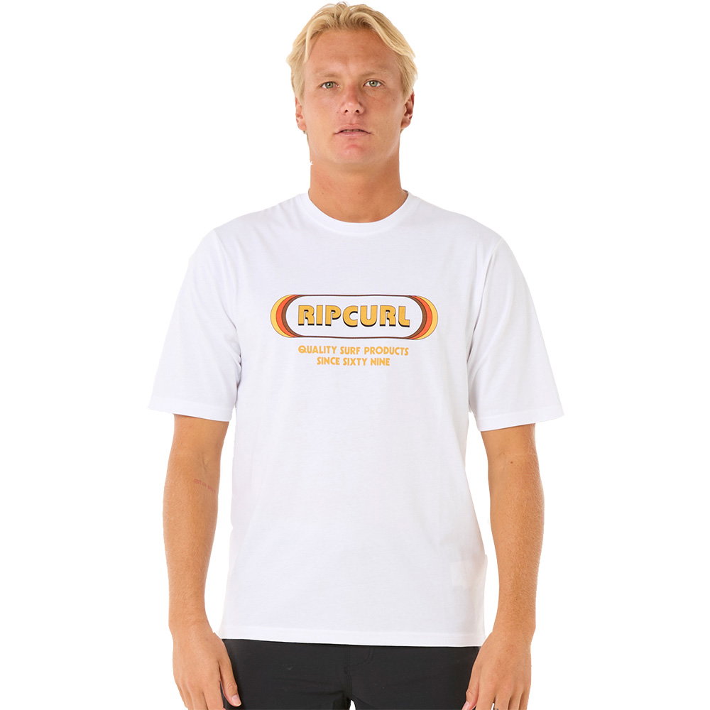 Rip Curl - Icons of Surf UV-Shirt Herren weiß