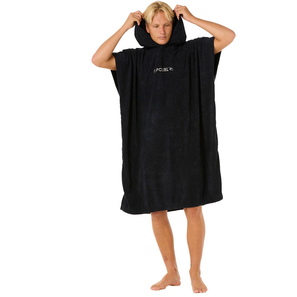 Rip Curl - Brand Hooded Strandtuch schwarz