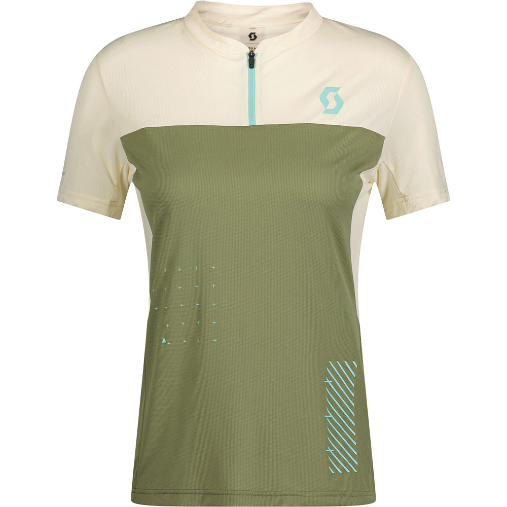 Scott - Trail Vertic Zip Radtrikot Damen hay green