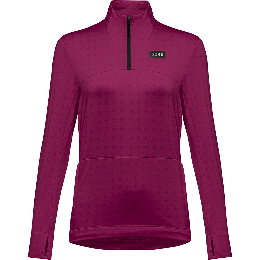 GOREWEAR - Trailkpr Hybrid 1/2-Zip Damen process purple