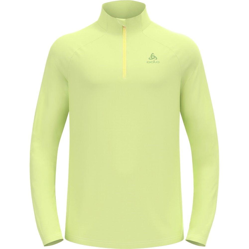 Odlo - Essential Ceramiwarm 1/2 Zip Midlayer Herren shadow lime