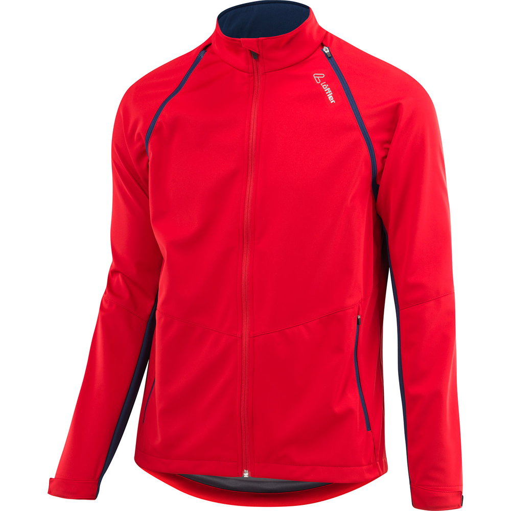 Löffler - GORE-TEX INFINIUM™ Windstopper® Light Zip-Off Langlaufjacke Herren rot