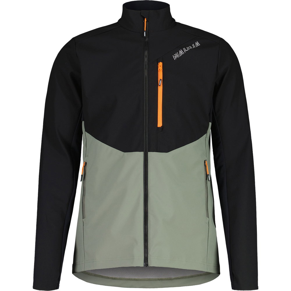 Maloja - AlpelM. Softshelljacke Herren deep black multi