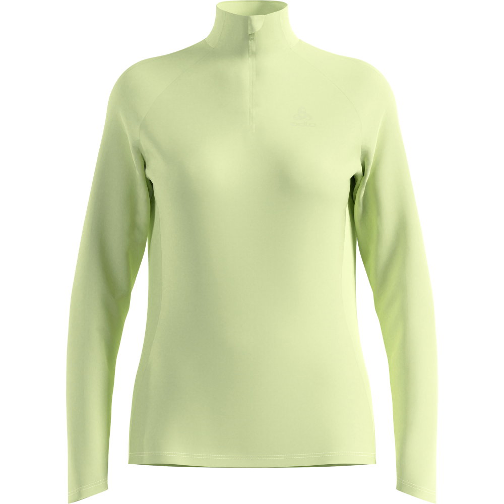 Odlo - Essential Ceramiwarm 1/2 Zip Midlayer Damen shadow lime
