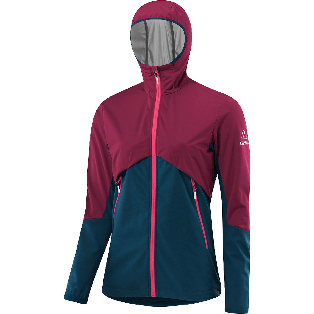 Löffler - Nevia Windstopper® Light Langlaufjacke Damen burgund