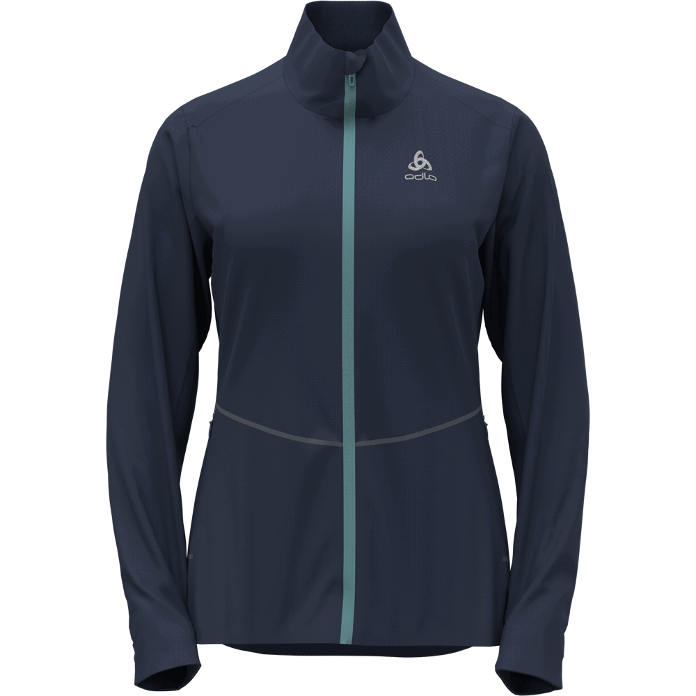 Odlo - Markenes Jacke Damen dark sapphire reef waters
