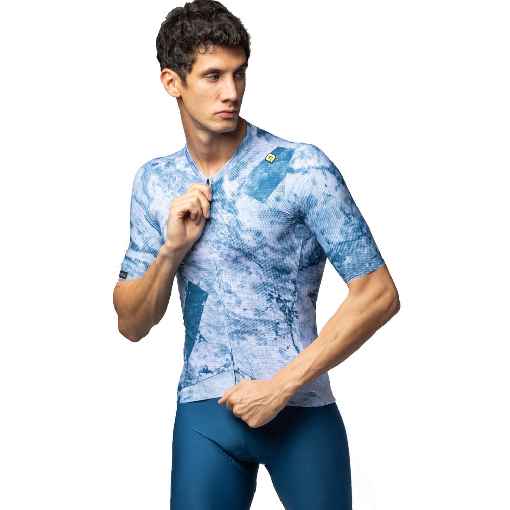 Alé - Marble MC Radtrikot Herren lagoon
