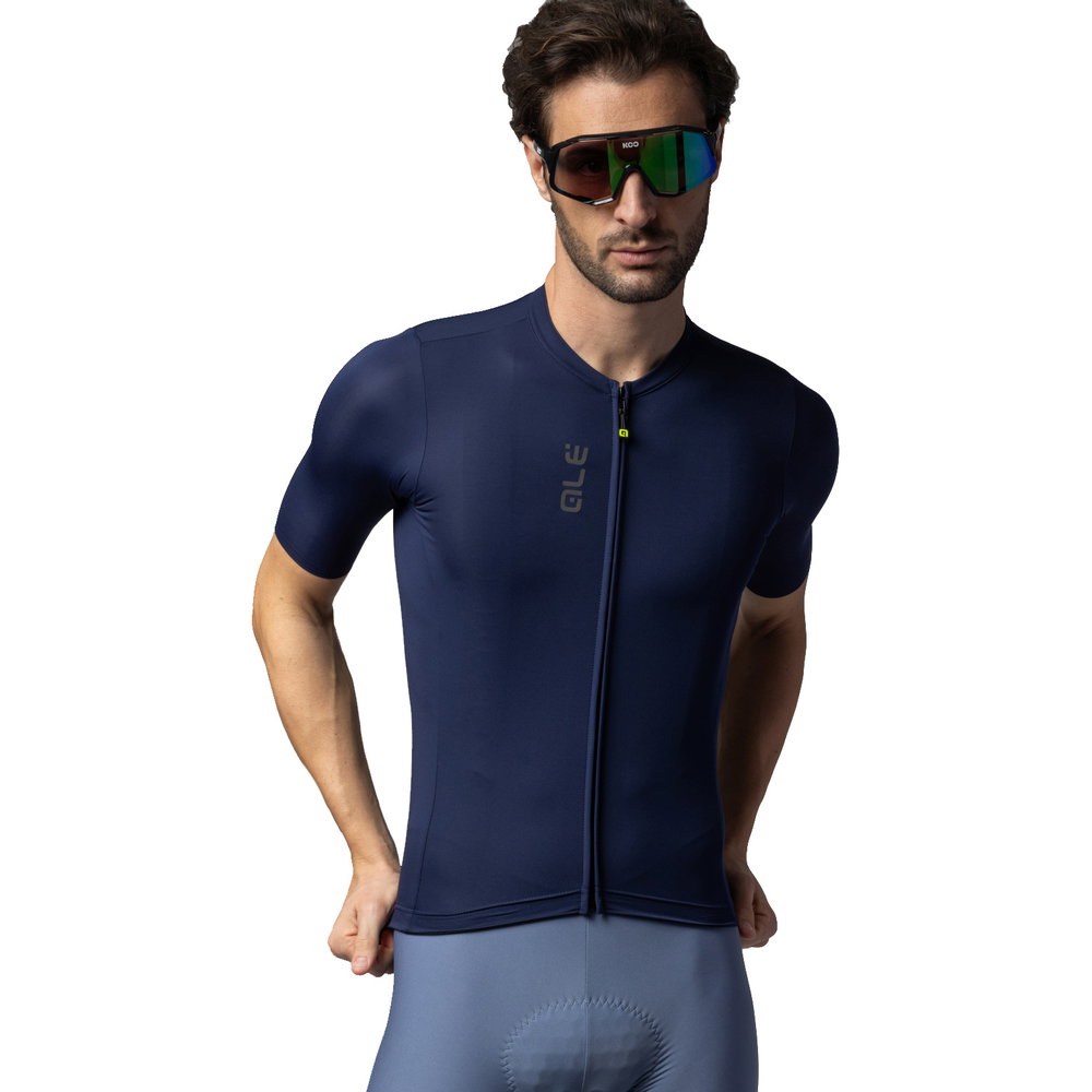Alé - Color Block MC Radtrikot Herren navy blue