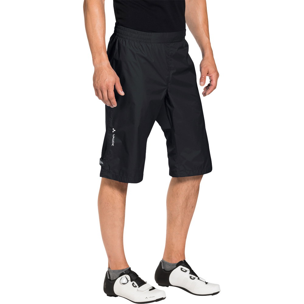 Drop Shorts Rad-Regenshorts Herren schwarz