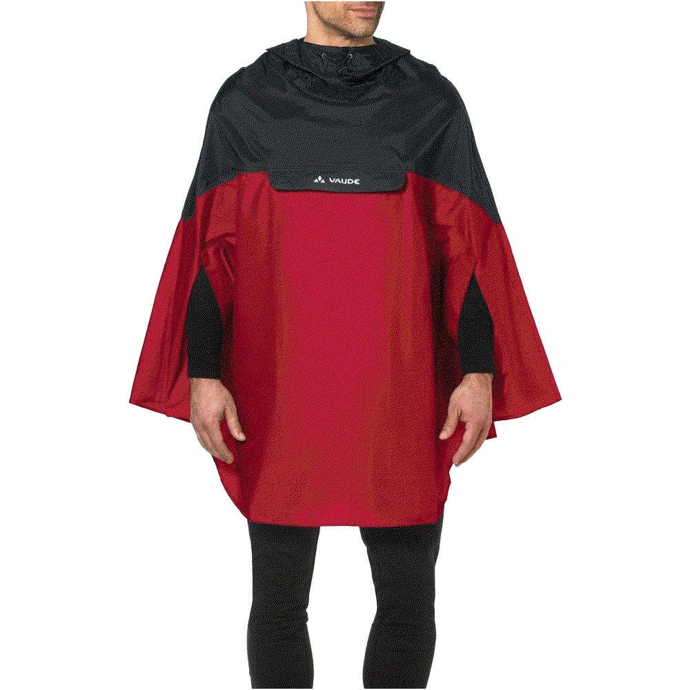 VAUDE - Cover Poncho III Herren indian red