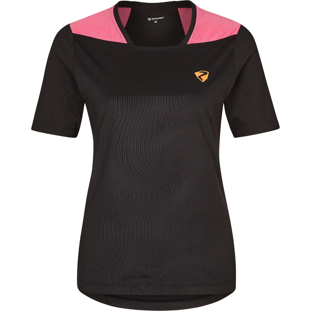 Ziener - Nadelia Radtrikot Damen schwarz