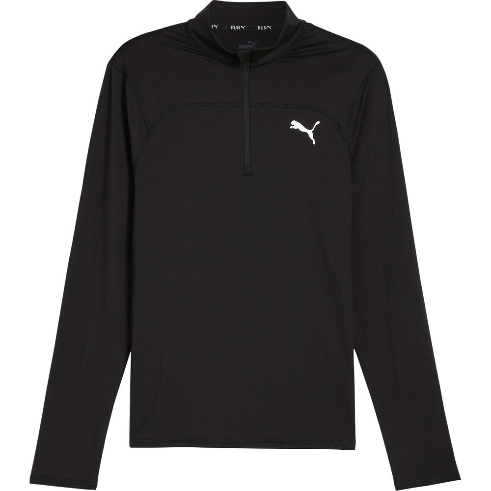 Puma - Run Cloudspun 1/4 Zip Longsleeve Herren puma black