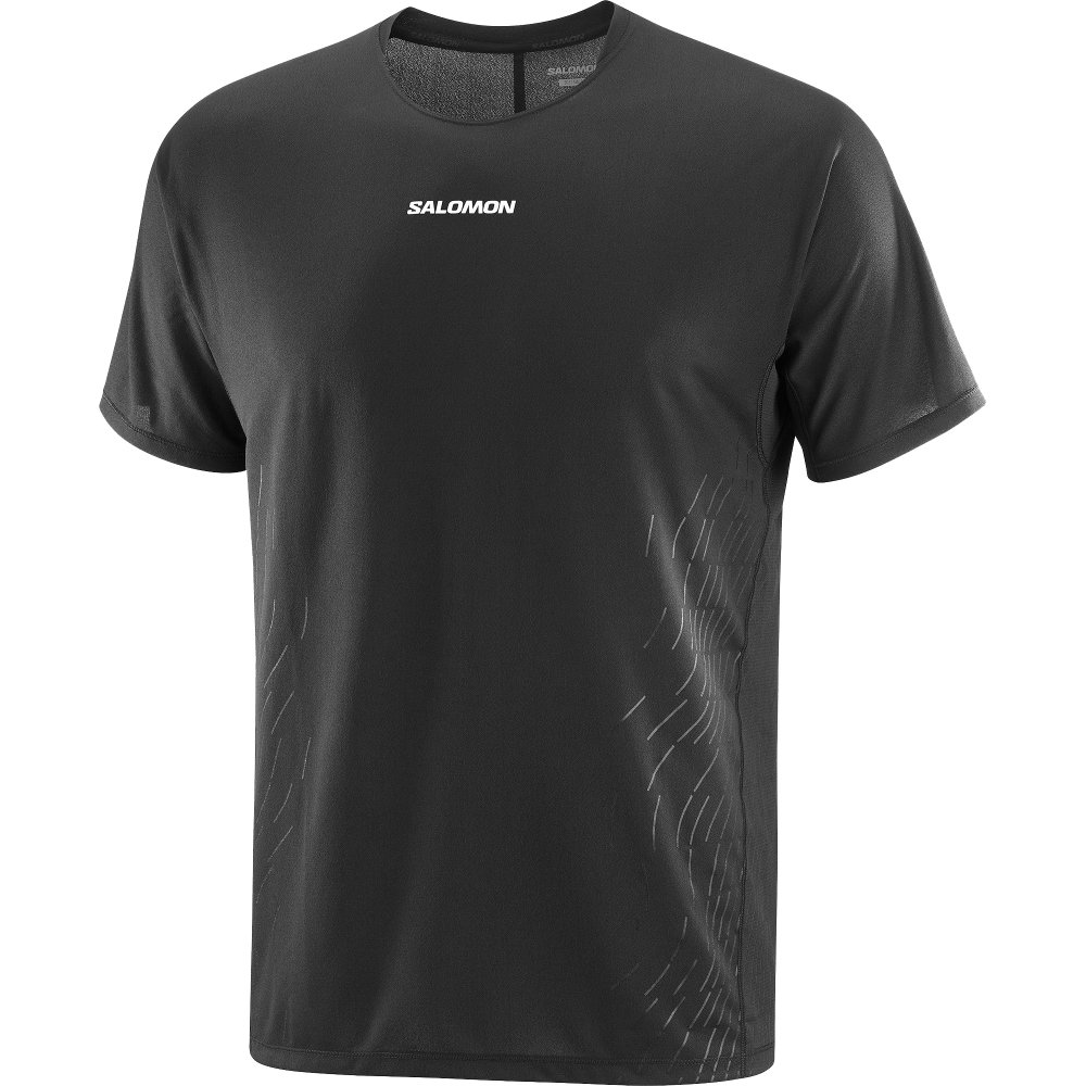 Salomon - Sense Aero Graphic T-Shirt Herren deep black