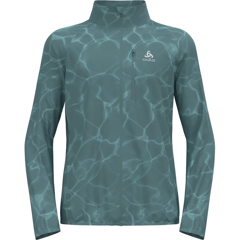 Odlo - Zeroweight Print Laufjacke Herren arctic