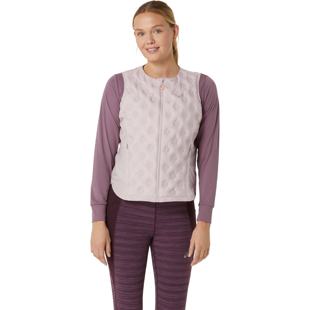 ASICS - Nagino Run Padded Gilet Laufweste Damen watershed rose