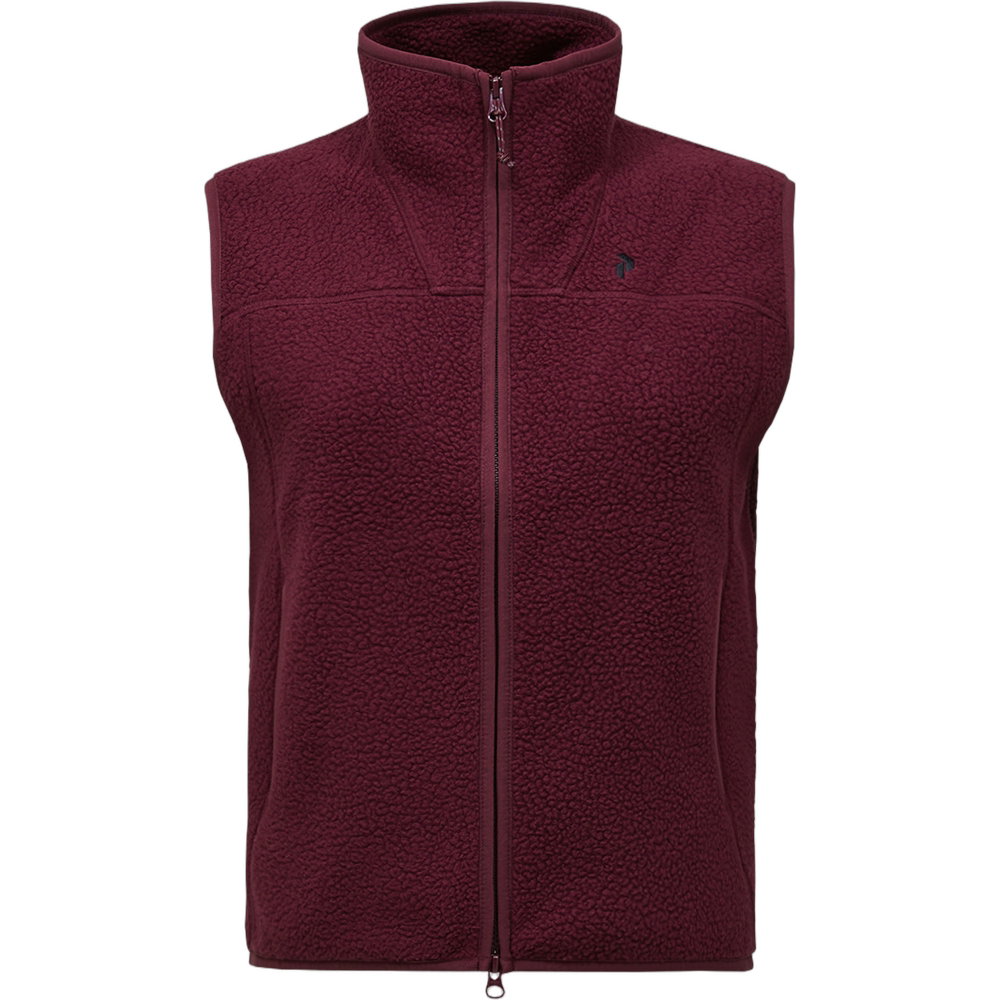 Peak Performance - Naturerush Pile Fleeceweste Damen rot