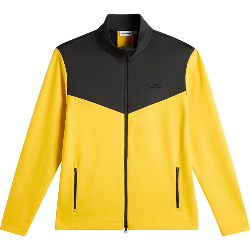 J.LINDEBERG - Maclean Zip Midlayer Herren gelb