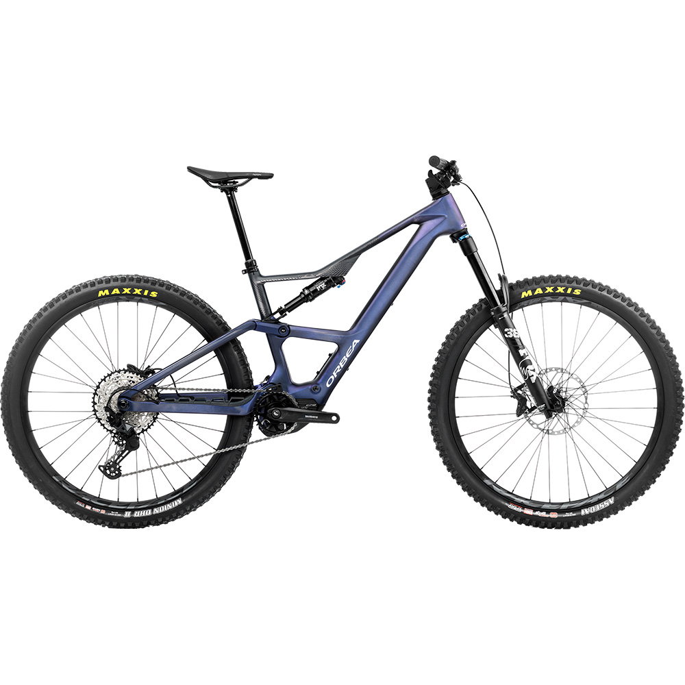 Orbea - Rise LT M20 630Wh E-MTB Fully tanzanite carbon view