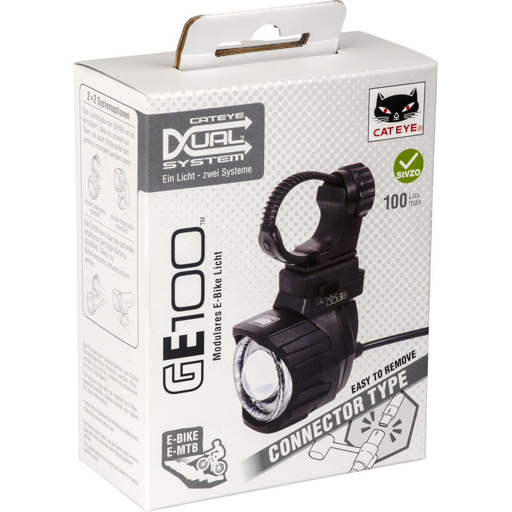 G E100 Connect Dual System E-Bike Frontlicht
