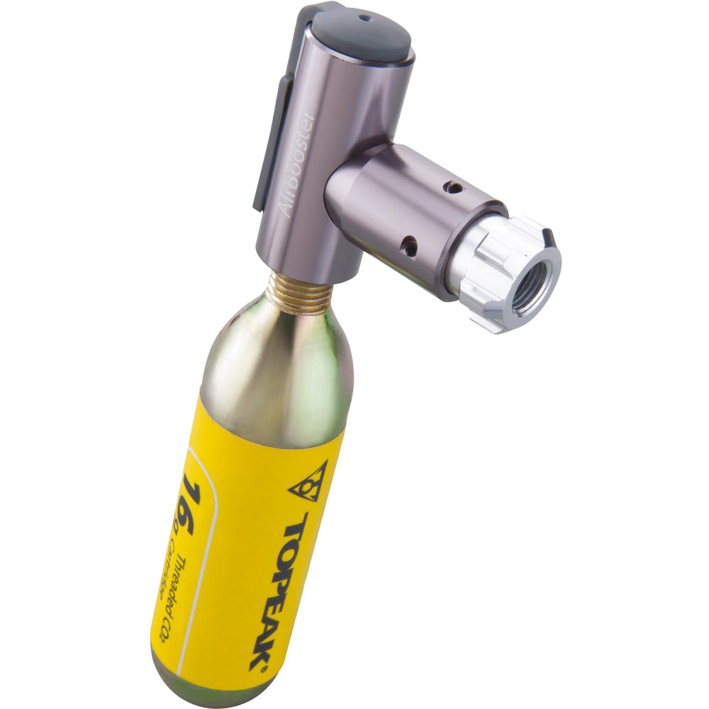 Topeak - AirBooster Pumpe metallic