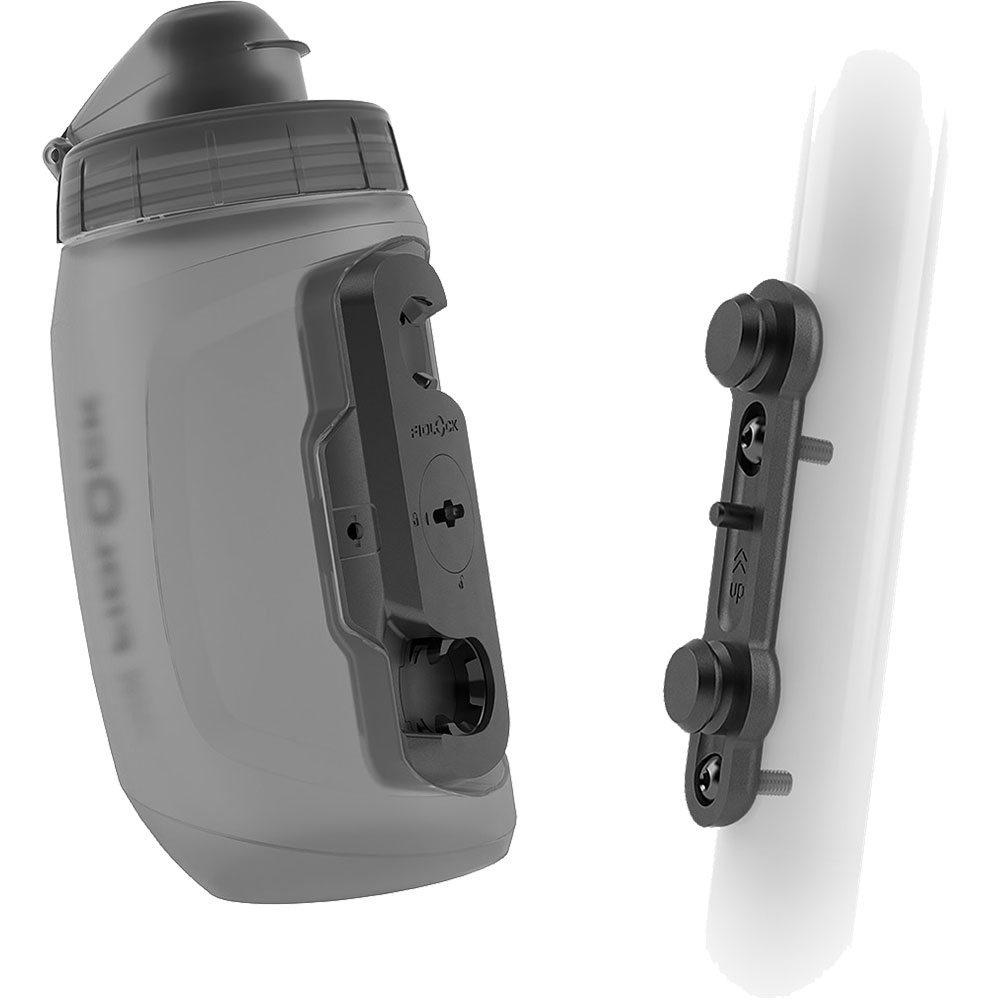 Fidlock - 450ml Trinkflasche + Bike Base transparent schwarz