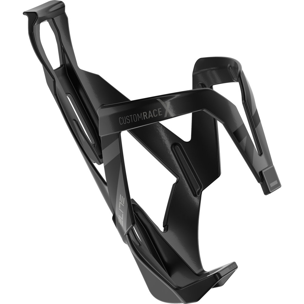 Trinkflaschenhalter Custom Race X Schwarz Glänzend, Design Schwarz