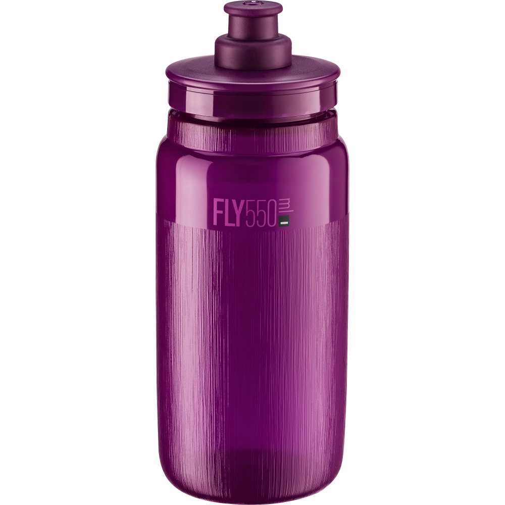 Trinkflasche Fly Tex Lila Clear 550 Ml - Ultraleichte Sport-trinkflasche
